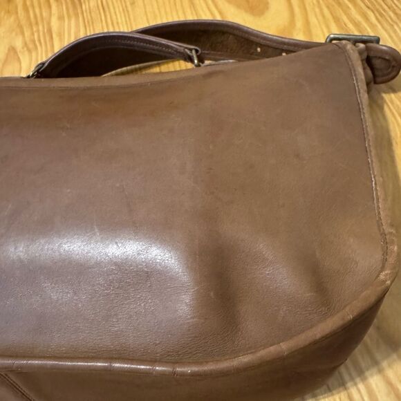 Vintage Coach Musette Leather Messenger Bag Briefcase Laptop Bag 238-5643 - Picture 9 of 16